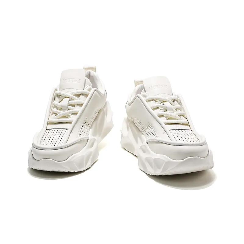 MOERBAI Casual Shoes Unisex Low Top White/Gray/Green/Orange/Black-2