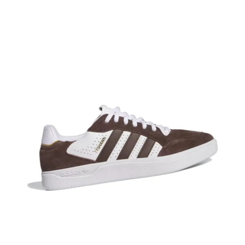 Adidas Tyshawn Low Brown Cloud White Gold Metallic-1
