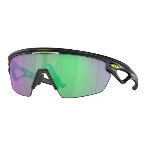 Oakley Injection Molded Irregular Shape Sunglasses Unisex Black
