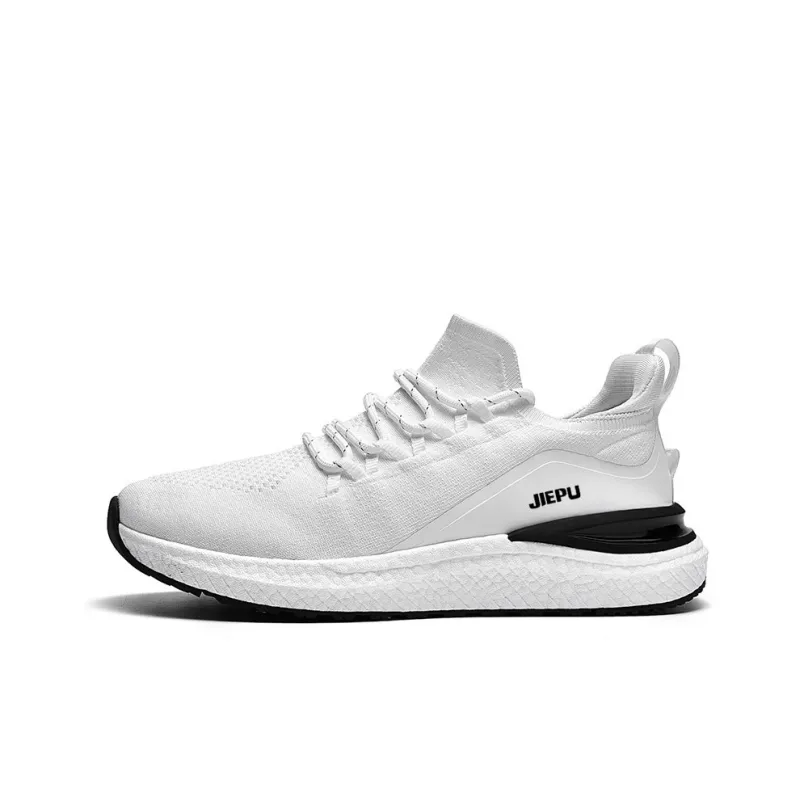 JIEPU Cushioned Wear Resistant Breathable Balanced Lightweight Low Top Running Shoes Unisex-0