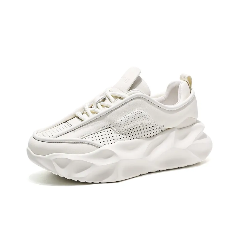 MOERBAI Casual Shoes Unisex Low Top White/Gray/Green/Orange/Black-1