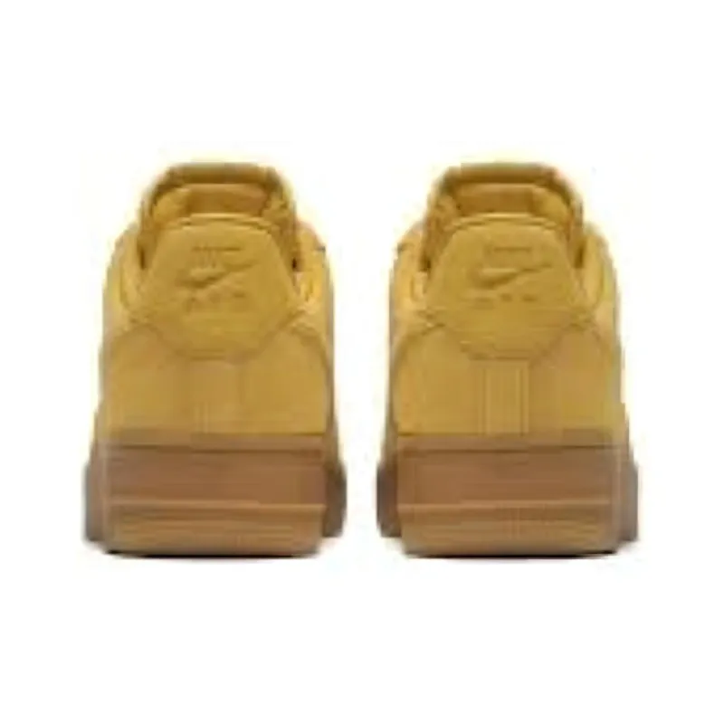 Nike Air Force 1 Slip-Resistant Cushioning Wear-Resistant Low-Top Skateboard Shoes Women's Yellow-3