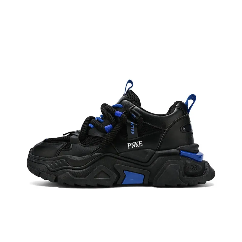 PNKE Anti-Slip Wear-Resistant Breathable Height Increasing Low-Top Chunky Sneakers Men's-7