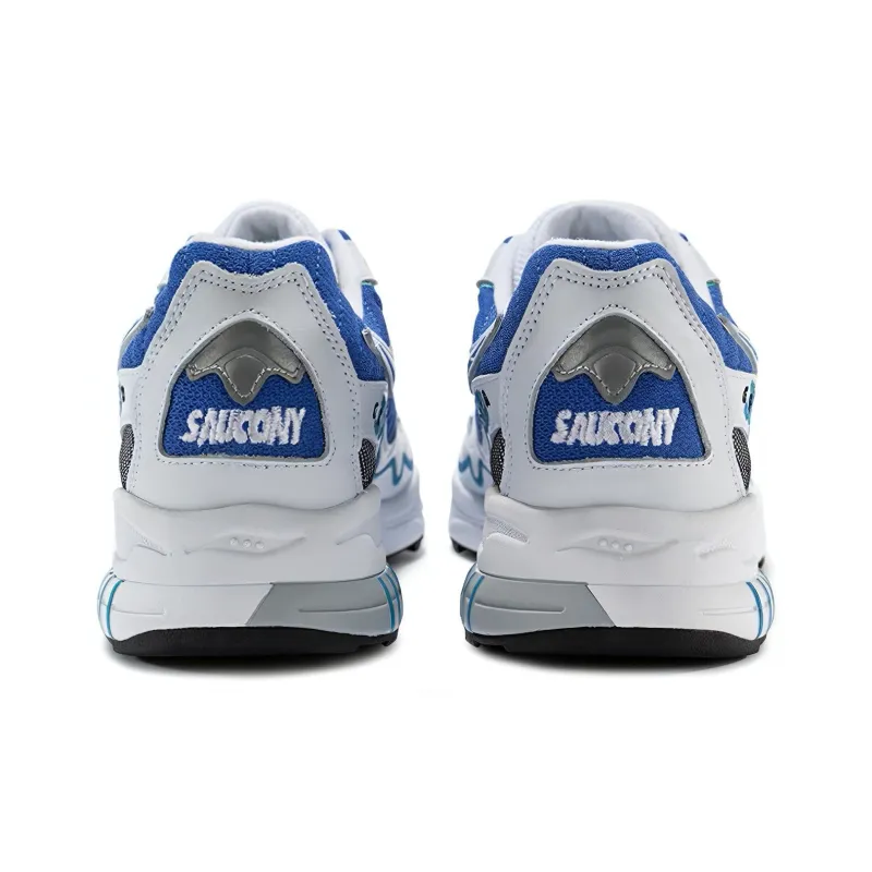 Saucony 3D Grid Hurricane White Royal-3