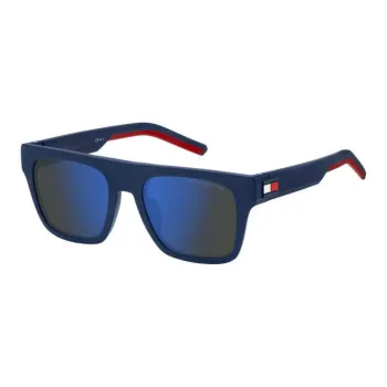Tommy Hilfiger Irregular Shape Sunglasses Unisex Blue