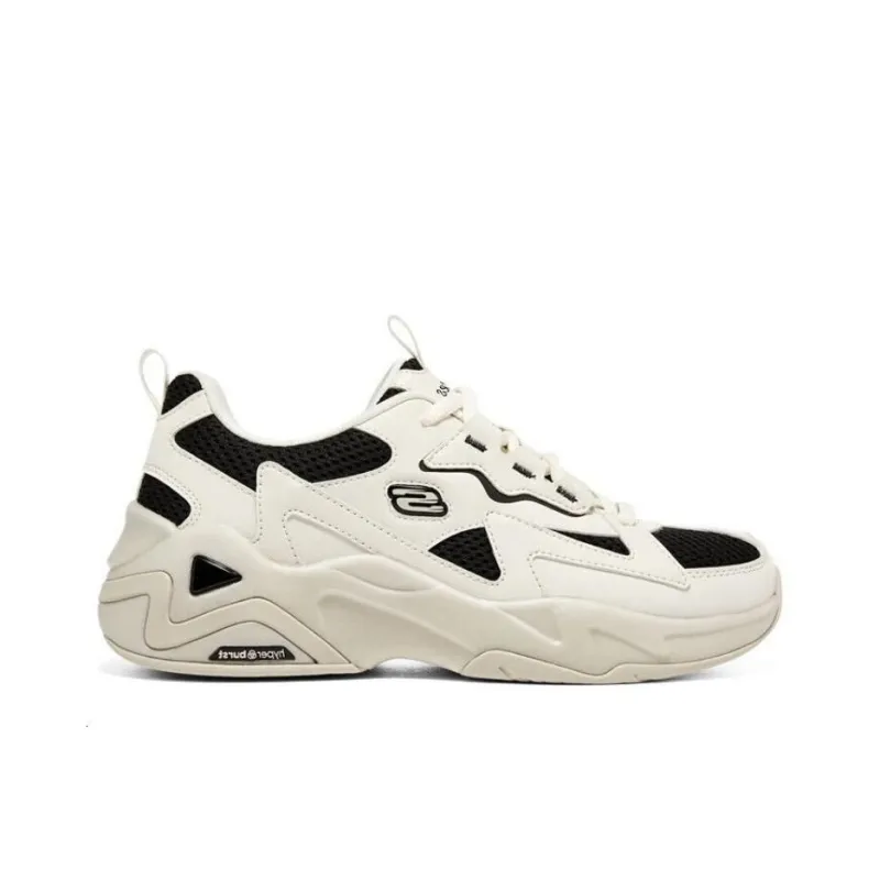 Skechers D'LITES Hyper Burst 'Cream Black' Women's-1