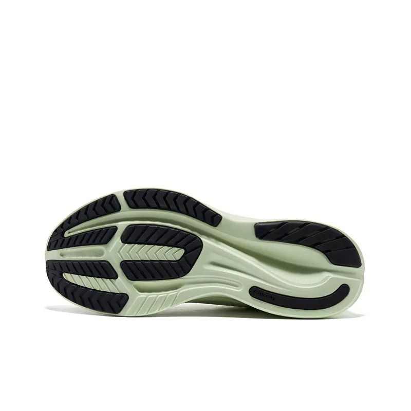 Saucony Vessel Cushioned Slip Resistant Breathable Low Top Marathon Running Shoes Men's Green-4
