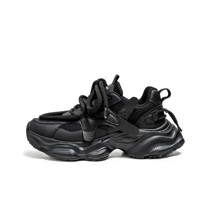 Grumpy Ram Anti-Slip Wear-Resistant Breathable Height Increasing Low-Top Chunky Sneakers Men's-0