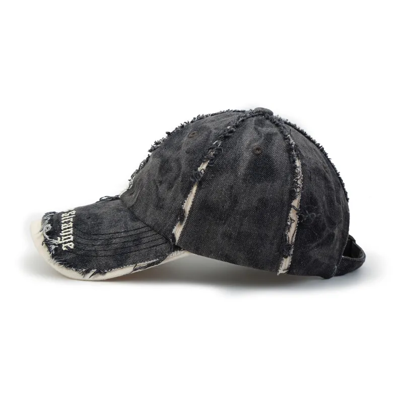 Guuka Cotton Baseball Caps Unisex Black Gray-2