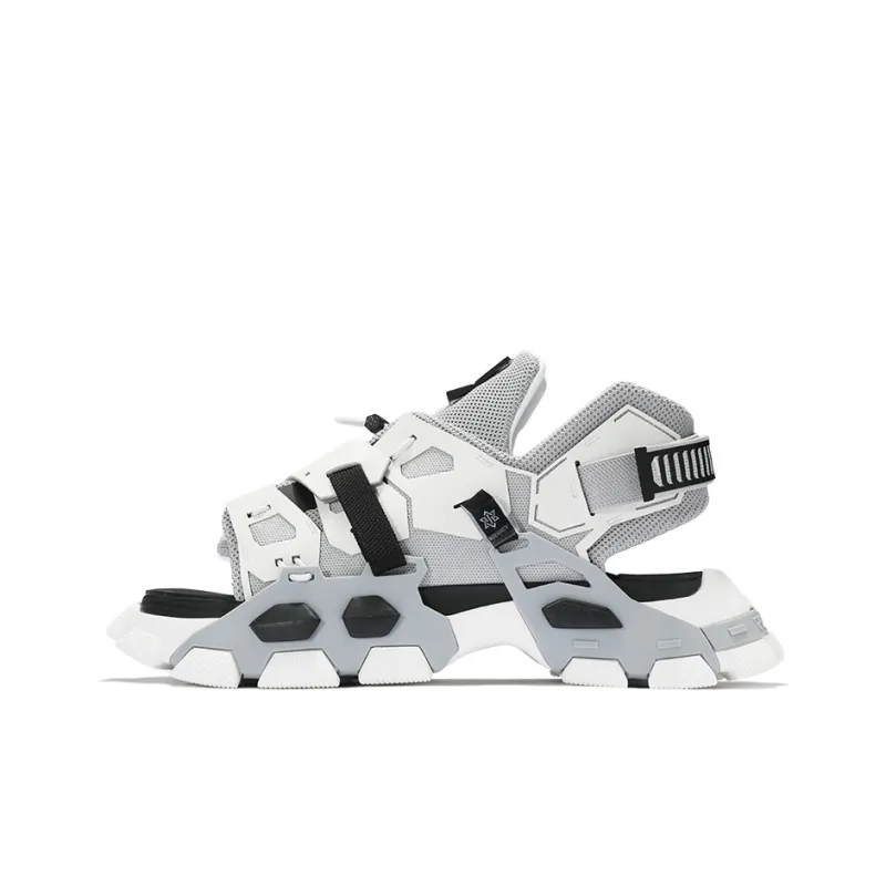 NORVINCY Luxury Streetwear Black Warrior Beach Sandals Unisex-4