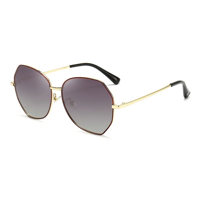 PRETTYALLUSION Alloy Irregular Shape Sunglasses Women's-2