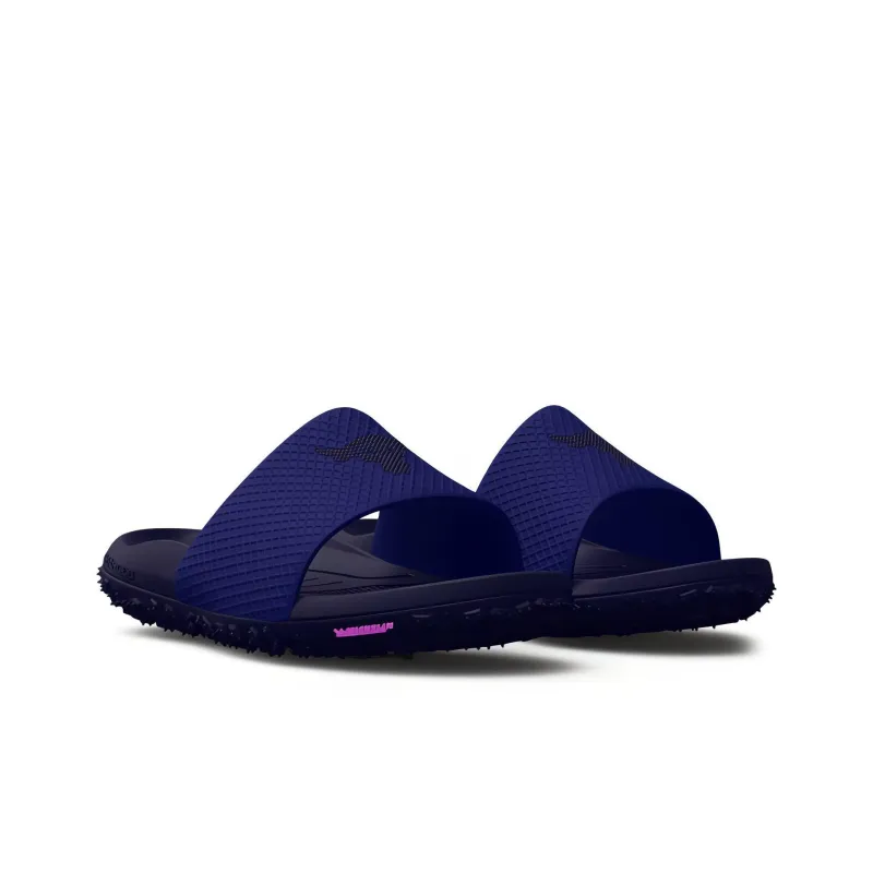 Under Armour Project Rock Slides 'Blue'-2