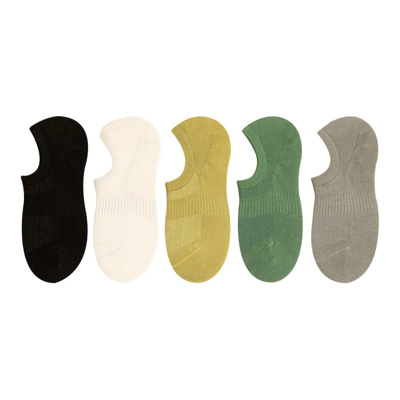XXLLG Spring And Fall No-Show Socks Men's 5 Pack-2