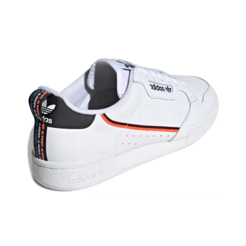 Adidas Continental 80 White Solar Red-2