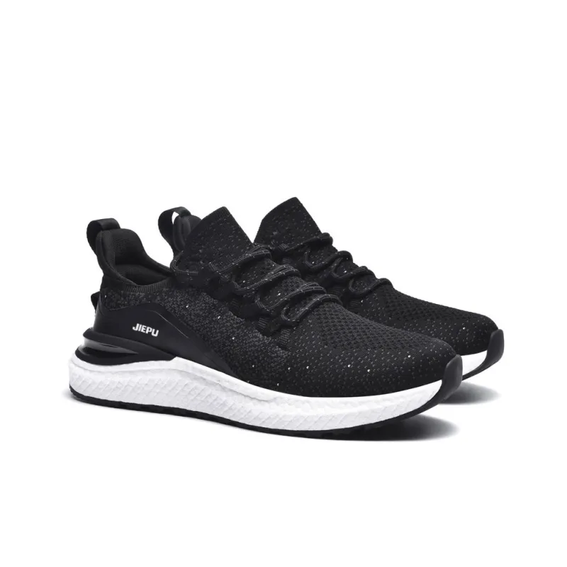 JIEPU Cushioned Wear Resistant Breathable Balanced Lightweight Low Top Running Shoes Unisex-13