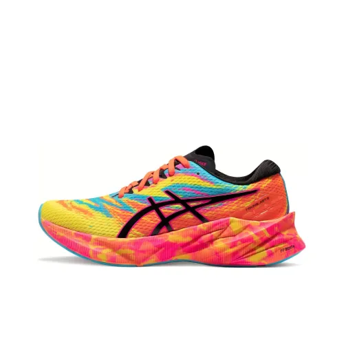 Asics Novablast 3 Aquarium Vibrant Yellow Pink Women's