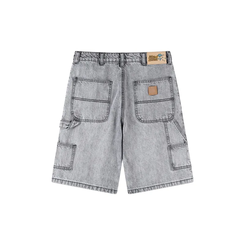 MIND ERROR Denim Shorts Unisex-24