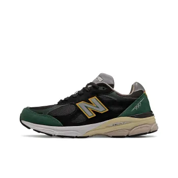 New Balance NB 990 V3 Cushioning Anti-Slip And Wear-Resistant Low-Top Running Shoes Men's Black Green