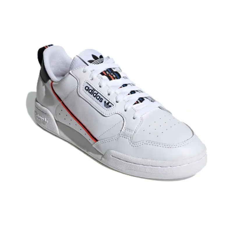 Adidas Continental 80 White Solar Red-1