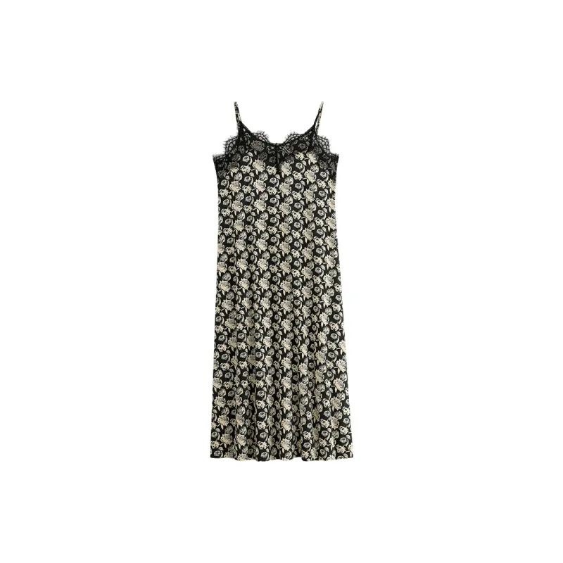 Yue Nei Nightgown Women's Elegant Black-0