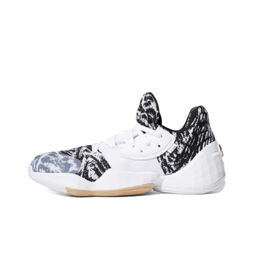 Adidas Harden Vol. 4 Basketball Shoes Men High-Top White/Black