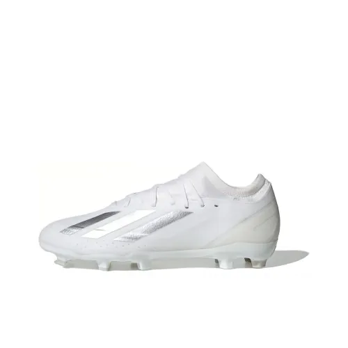 Adidas Crazyfast League FG Cloud White Silver Metallic