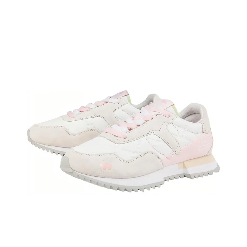 Kappa Cushioned Slip-Resistant Low-Top Casual Shoes Women's Jasmine White-2