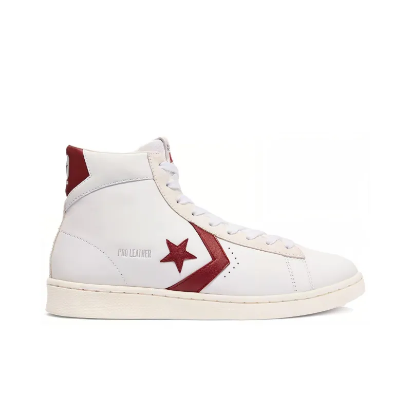 Converse Pro Leather High White Team Red-1