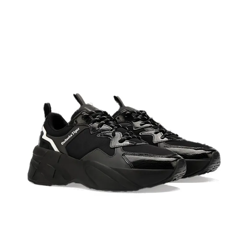 Onitsuka Tiger Pleaker Shoes 'Black White'-2