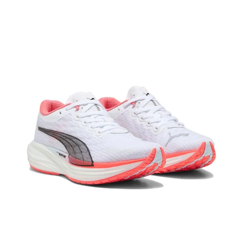 Puma Deviate Nitro 2 White Fire Orchid Women's-3