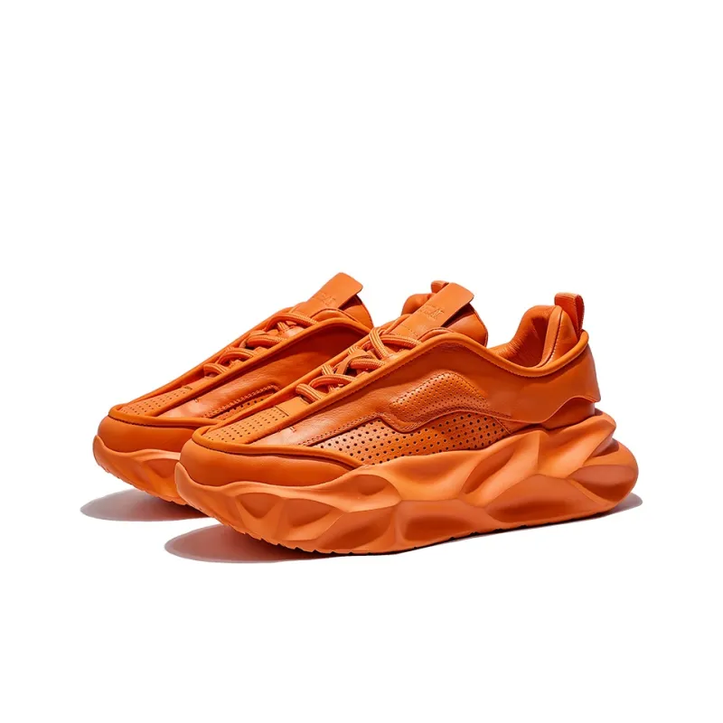 MOERBAI Casual Shoes Unisex Low Top White/Gray/Green/Orange/Black-18