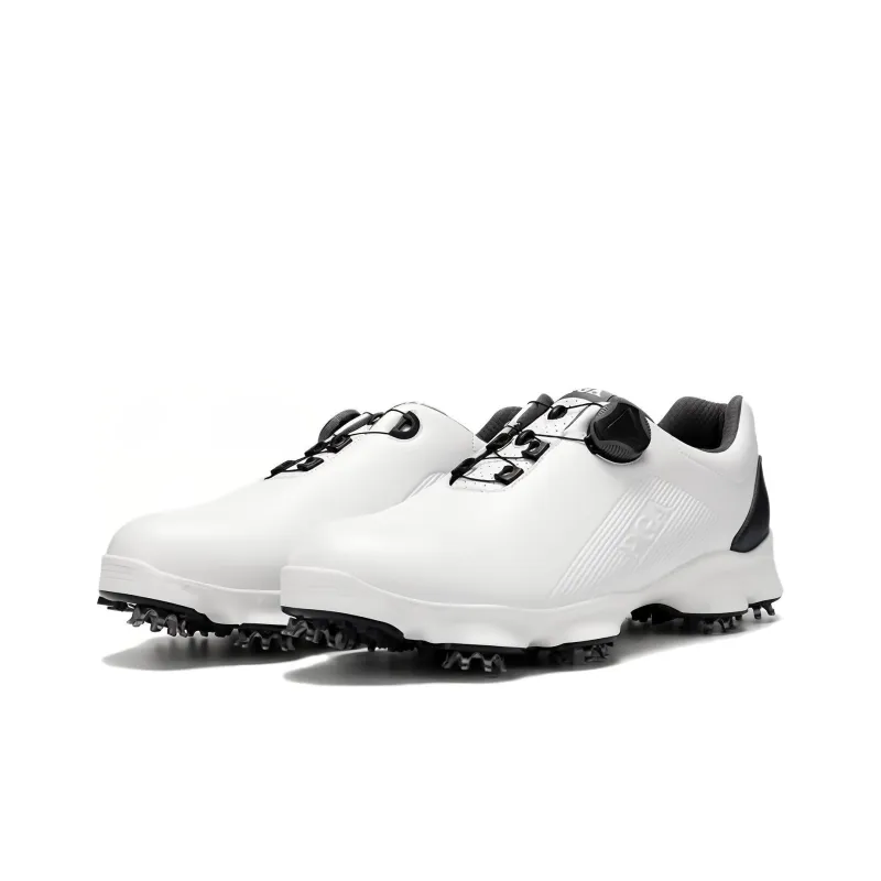 PGA Wear-Resistant Low-Top Golf Shoes Men's White-1