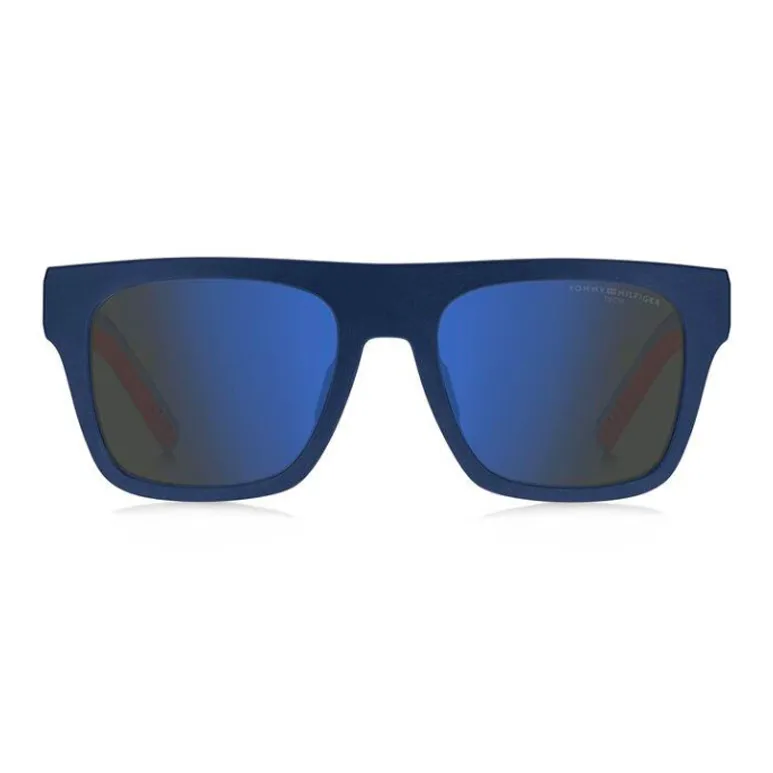 Tommy Hilfiger Irregular Shape Sunglasses Unisex Blue-1