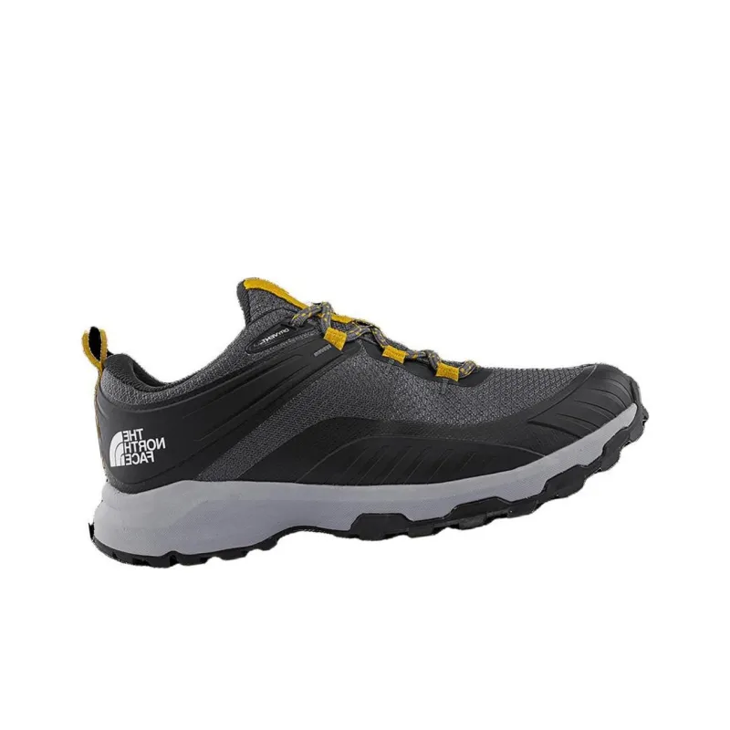 THE NORTH FACE Cragmont Waterproof Hiking Shoes 'Black Grey Yellow'-1