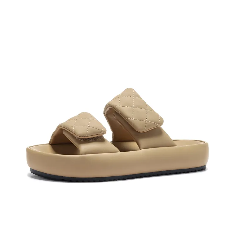 WARRIOR Slide Slippers Women's Khaki-1