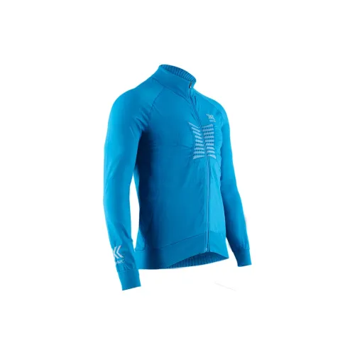 XBIONIC Sweatshirts Unisex A003/ Teal Blue/marble Lime