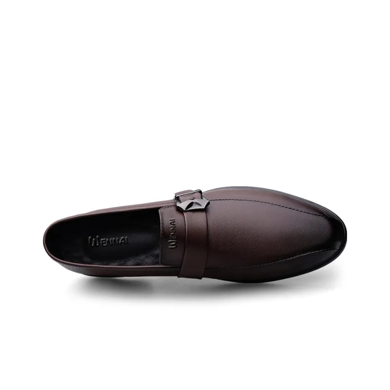 Wen Nai Casual Shoes Men's Brown-4