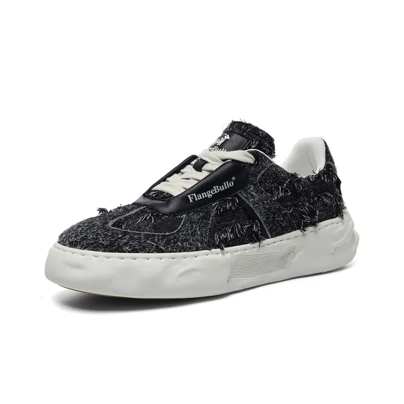 Flange Bullo Skateboard Shoes Unisex Low Top Iron Gray Snowflake/White Light Gray Snowflake-1