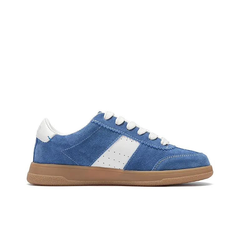 OSITA RED Low Top Skateboard Shoes Women's Blue-2