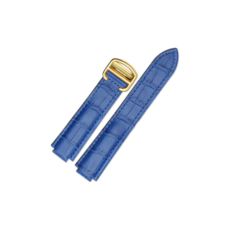 Gangjue Cartier Compatibility Watch Band Genuine Leather Material-35