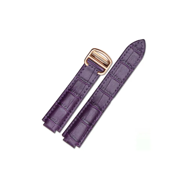Gangjue Cartier Compatibility Watch Band Genuine Leather Material-85