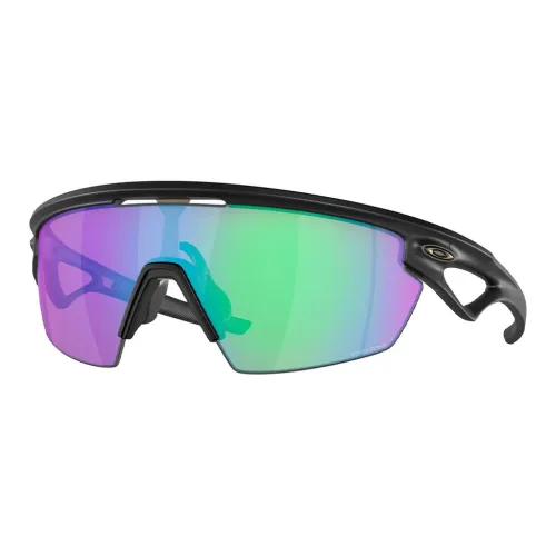 Oakley Injection Molding Irregular Shape Sunglasses Unisex Couple's Black