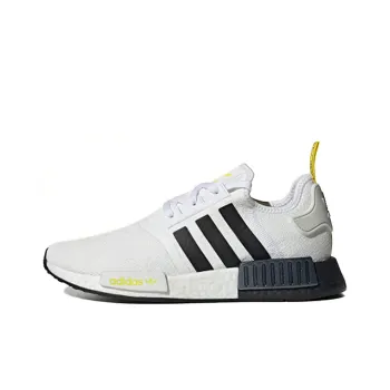 Adidas Originals Nmd R1 Stlt Primeknit White Black Bright Yellow