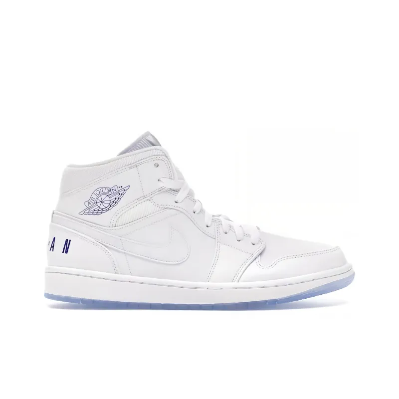 Jordan 1 Mid Pure White-1