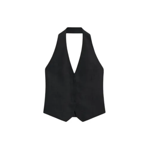 Massimo Dutti Tank Tops Women's Black