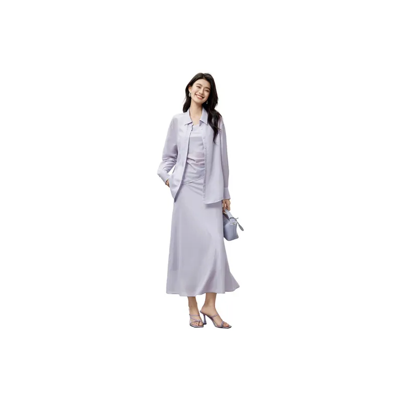 SENTUBILA Shirt Matching Sets Women's-1