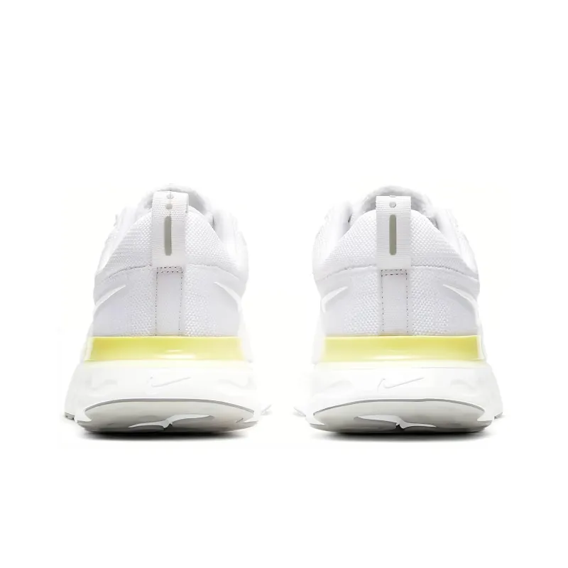 Nike React Infinity Run Flyknit 2 White Light Citron Women's-4