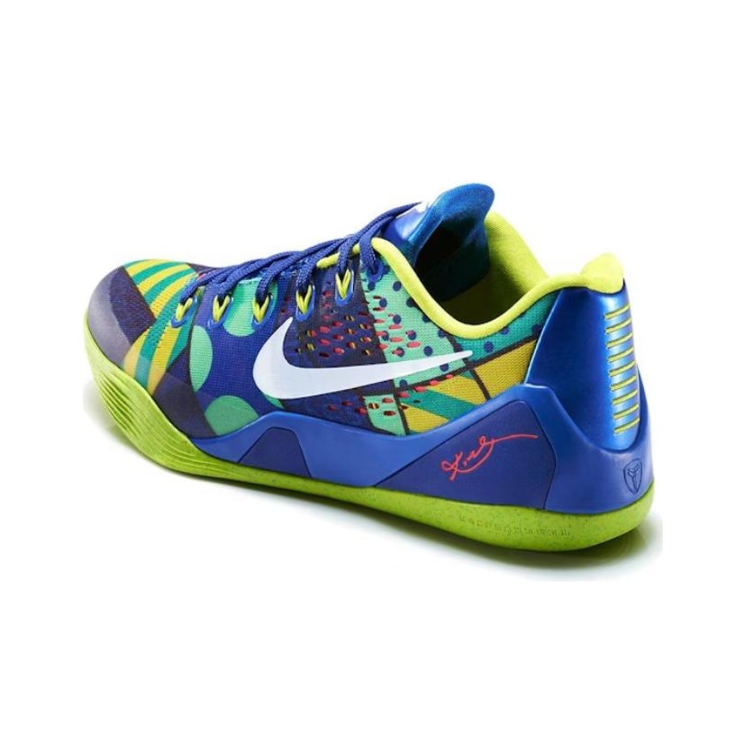 Nike Kobe IX 9 EM Low Brazil Game Royal Green Shoes Size 8