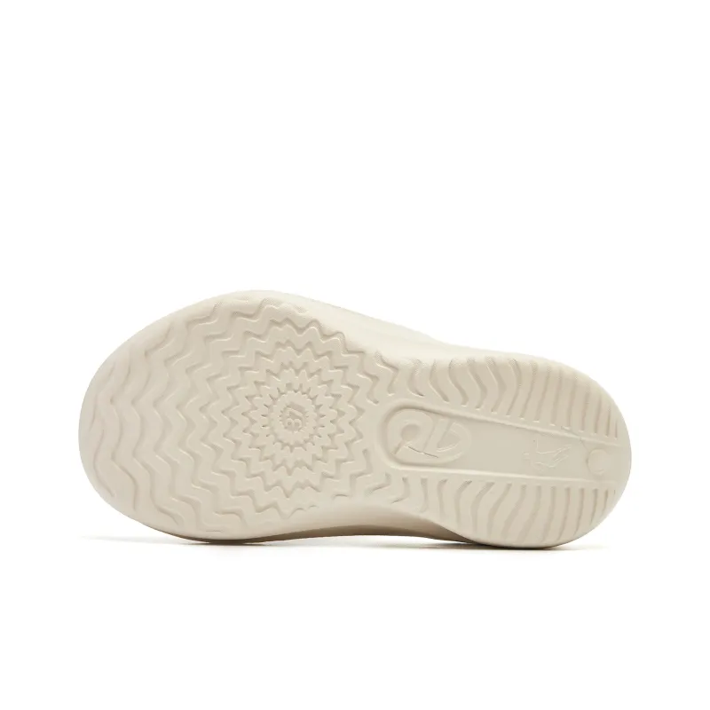 QIAODAN Flying Shadow Slippers 3.0 Quiet Slip Resistant Abrasion Resistant Quick Dry Slide Slippers Women's Apricot-5