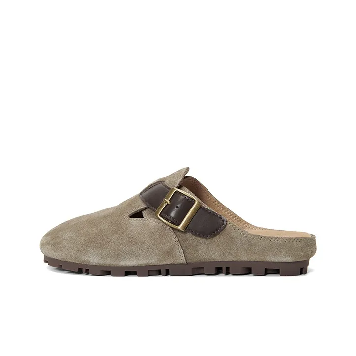 PT'SON Closed Toe Slippers 1.3cm Women's-10